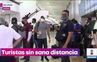 ¿Y la pandemia? Aeropuerto de la CDMX luce abarrotado rumbo a Semana Santa | Yuriria Sierra