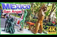4K WALK MEXICO CITY San Angel Ciudad de Mexico CDMX Travel Vlog